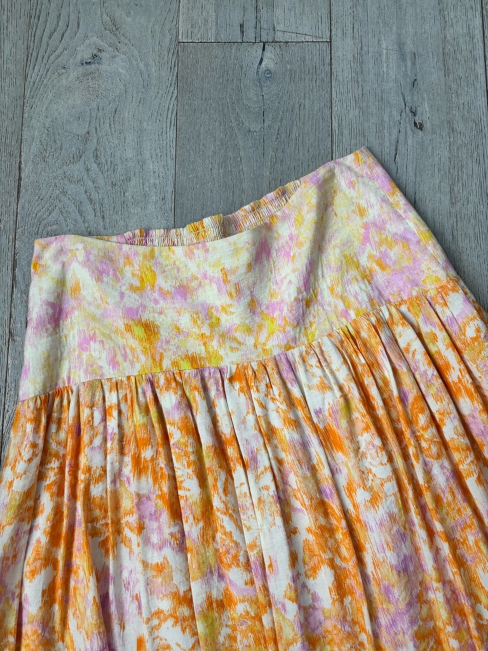 Maeve Printed Flounce Skirt - Picture 4 of 7